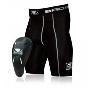 Bad Boy 10024 Компрессионные шорты с ракушкой Bad Boy Black фото